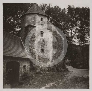 "Hungerturm" bei der Burgruine Schwerta