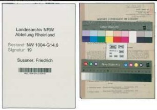 Entnazifizierung Friedrich Sussner , geb. 09.02.1902 (Kaufm.Angestellter)