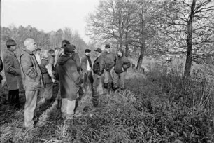 Ortsgruppe des Deutschen Bundes für Vogelschutz: Schutzgebiet am Oberen Herrenteich: Begehung mit Ortsgruppenvorsitzendem Karl-Heinz Koll