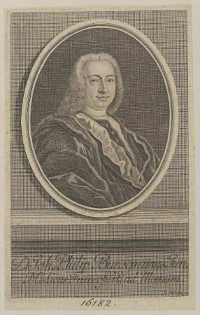 Bildnis des Joh. Philip. Burggravius Jun.