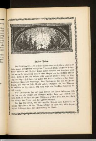 Unsere Toten - Ehrentafel der gefallenen Helden