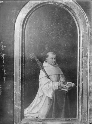 Diptychon des Abtes Christiaan de Hondt — Bildnis des Robert de Clercq