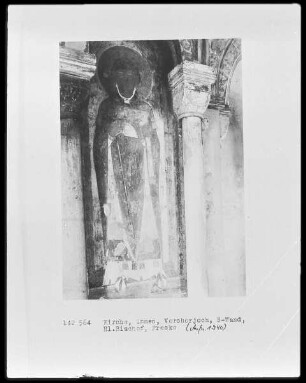 Zyklus von stehenden Heiligen — Heiliger Bischof