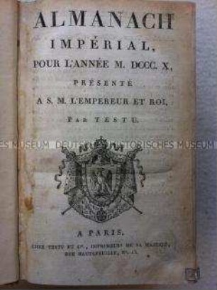 Staatshandbuch für Frankreich 1810