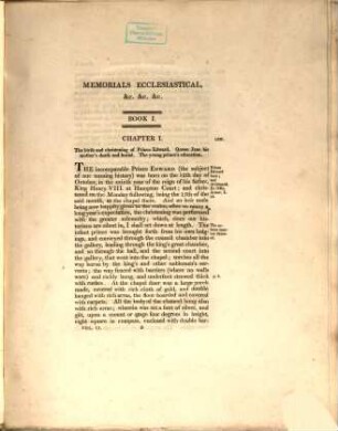 Ecclesiastical memorials: relating chiefly to religion, and its reformation under the reigns of King Henry VIII., King Edward VI., and Queen Mary the first : with the appendixes containing the original papers, records, &c. ; in seven volumes, 2. Containing the reign of King Edward the sixth