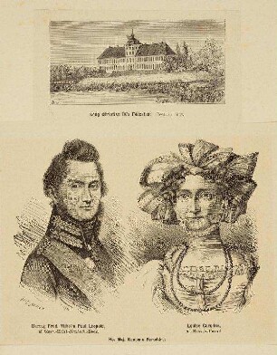 Bildnis von Wilhelm (1785-1831), Herzog von Schleswig-Holstein-Sonderburg-Glücksburg und Ehefrau Louise Caroline (1789-1867)