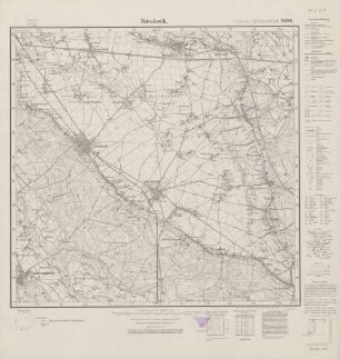 4504 (alte Nr.: 2572) Nieukerk, Meßtischblatt (4cm - Karte)