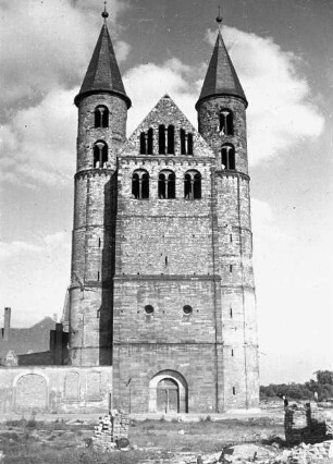 Magdeburg, Kl. Kirche Liebfrauen, Westfassade