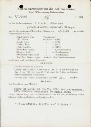 Koch, Johannes