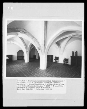 Zisterzienserinnenabtei Seligenthal — Sommerrefektorium