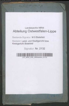 Sammelakten der freiwilligen Gerichtsbarkeit: Jahrgang 1875