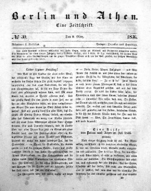 1836,30: No. 30