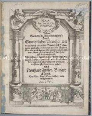 Schrift über die Ausrichtung von Geschützen mit Hilfe eines Messinstruments