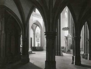 Meißen, Dom, Blick ins Hauptschiff von der Nordostecke des Lettners