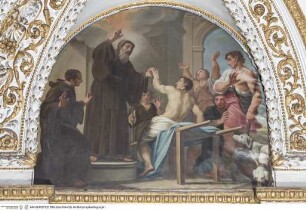 Wunderszenen aus dem Leben des heiligen Franz von Paula, Der heilige Franz von Paula auferweckt einen Toten (seinen Neffen Niccolò?)