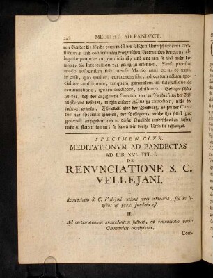 248-255, Sp. 170. De Renunciatione Scti Vellejani