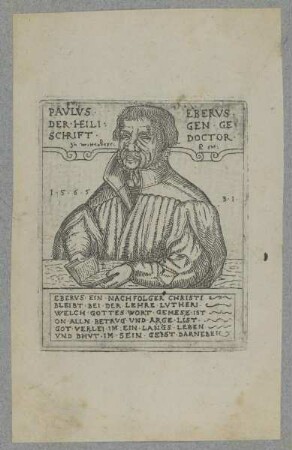 Bildnis des Paulvs Ebervs