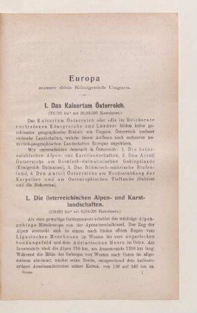 I. Das Kaisertum Österreich