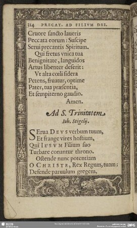 Ad S. Trinitatem