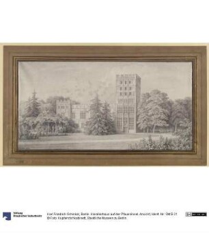 Berlin. Kavalierhaus auf der Pfaueninsel. Ansicht