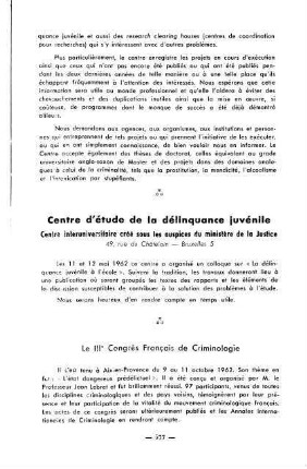 577, Le IIIe Congrès Français de Criminologie