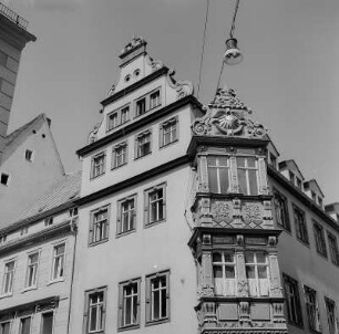 Freiberg. Renaissance-Erker (16. Jh.) an einem Gebäude