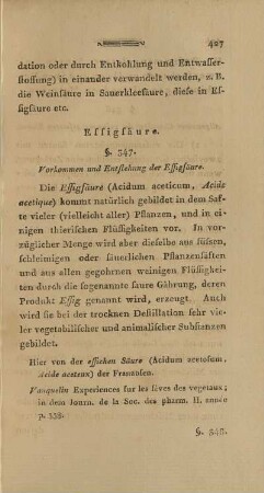 Essigsäure.