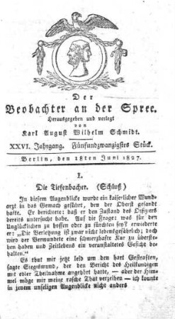 25. Stueck, 18. Juni 1827