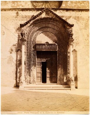 S. Caterina, Galatina: Ansicht des Hauptportals
