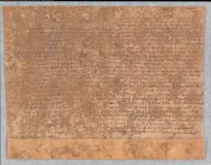 Revers Goedert von Dornick über den Vertrag mit dem Grafen Johann von Kleve, wonach seine Schuldforderung von 471 Gulden auf die Renten der Gräfin von Kleve in der Betuwe versichert worden ist. Gegeven 1367 op den sondagh sent Valtentijns dagh. Siegel fehlen.
