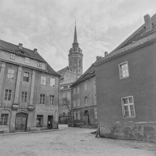 Bautzen, Altstadt : Bautzen. Altstadt. Blick zum Dom St. Petri
