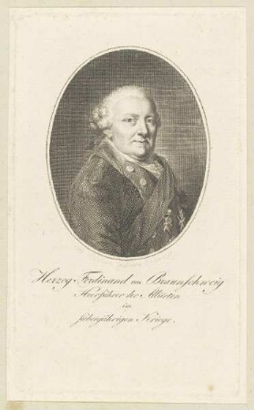 Bildnis des Herzog Ferdinand von Braunschweig