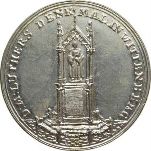 Wittenberg - Errichtung des Luther-Denkmals