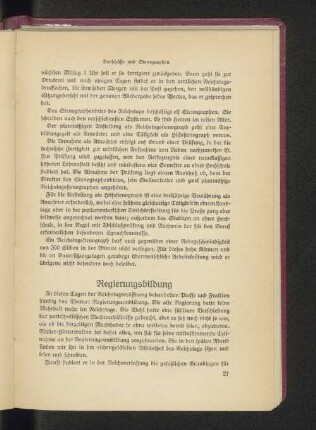 Regierungsbildung