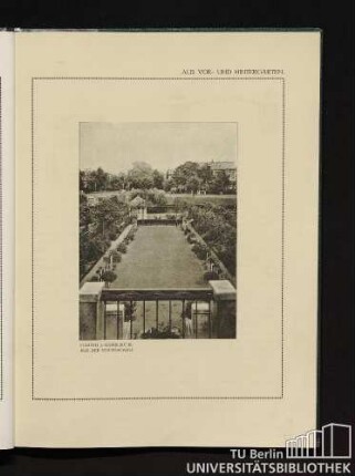 Garten J.-Hamburg. Aus der Vogelschau.