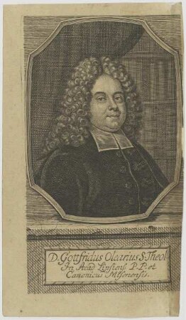 Bildnis des Gottfridus Olearius