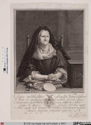 Bildnis Esther Barbara von Sandrart, geb. Bloemart