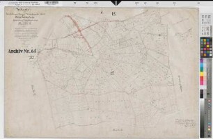 Westerkappeln (Westerkappeln), Wersen (Lotte), Zusammenlegung Wersen-Westerkappeln, Urkarte I Westerkappeln Flur 19 u. 18