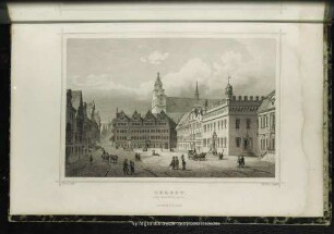 Zerbst. Der Marktplatz