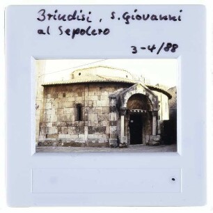Brindisi, San Giovanni al Sepolcro