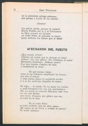 M'echaron del puesto