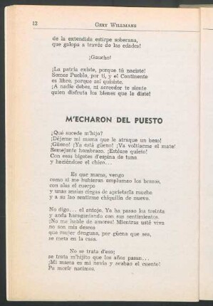 M'echaron del puesto