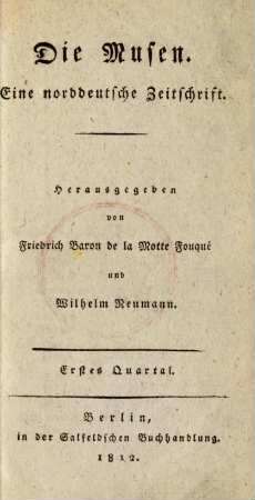 Erstes Quartal.