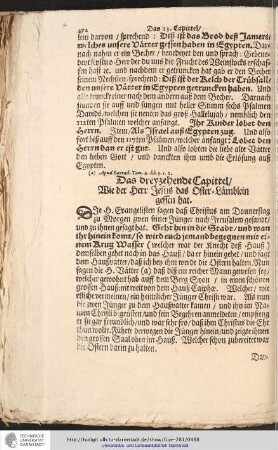 Das dreyzehende Capittel