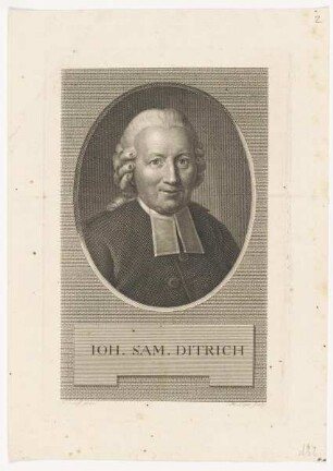 Bildnis des Ioh. Sam. Ditrich