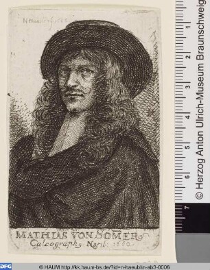 Mathias van Somer, Kupferstecher
