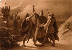 Der Schwur auf dem Rütli [Illustration zu Friedrich Schillers "Wilhelm Tell"]