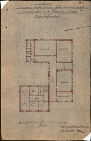 Schulhausneubau Hofweier; Grundriss Obergeschoss