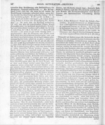 Renouard, A. C.: Traité des brevets d'invention de perfectionnement et d'importation, suivi d'un appendice contenant le texte des lois et réglemens rendus en France, un précis de la législation anglaise, les lois des Etats-Unis de l'Amerique septentrionale et des Cortès d'Espagne. Paris: Renouard 1825