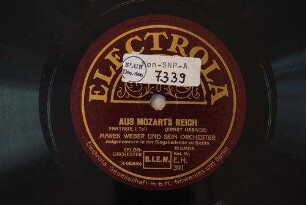 Aus Mozarts Reich : Fantasie, 1. Teil; Fantasie 2. Teil / (Ernst Urbach)